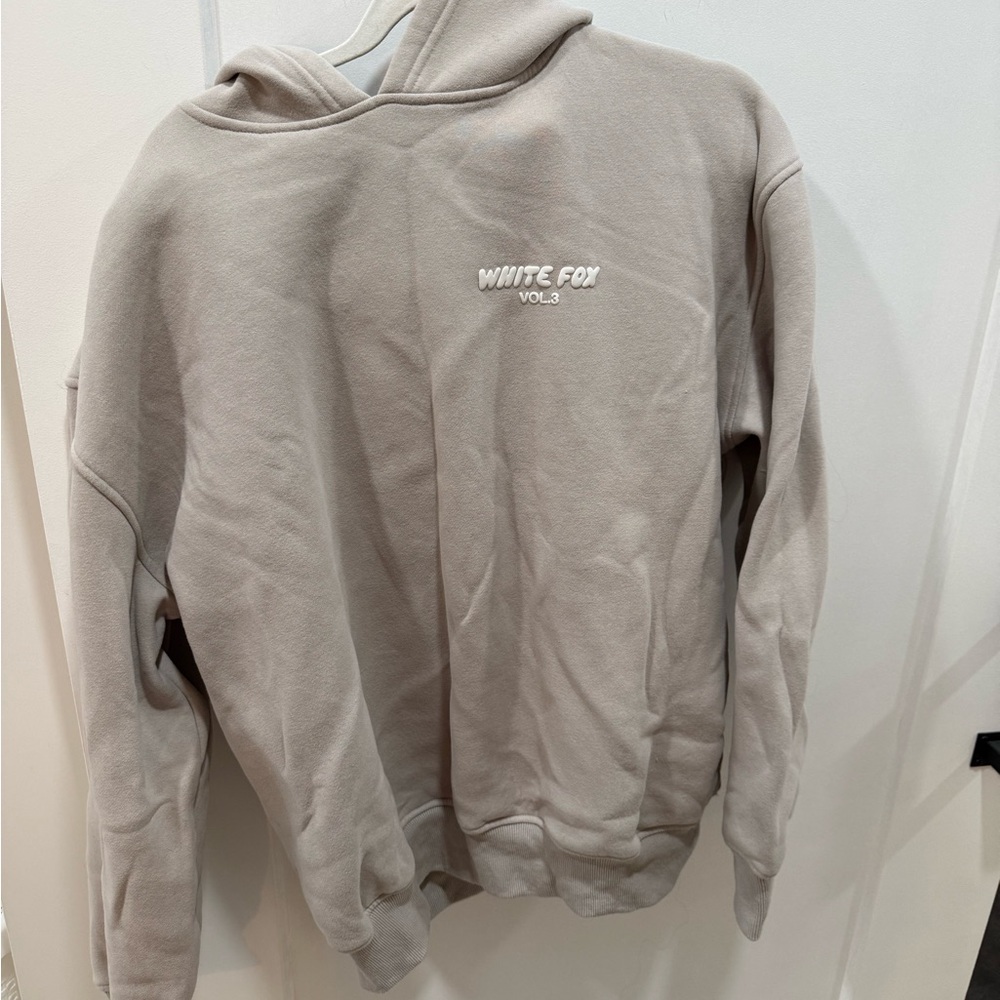 White Fox Boutique Cream Hoodie